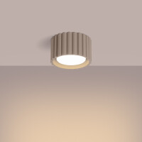 Sollux SL.1817 Deckenleuchte AURA 1 taupe Gx53 3