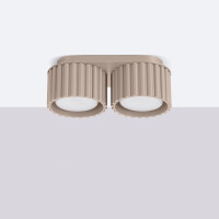 Sollux SL.1818 Deckenleuchte AURA 2 taupe Gx53 2