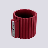 Sollux SL.1821 Wandleuchte AURA burgunderrot G9 6