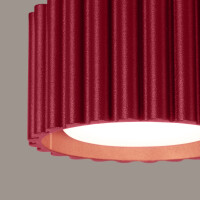 Sollux SL.1822 Deckenleuchte AURA 1 burgunderrot Gx53 4