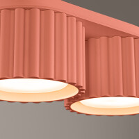 Sollux SL.1828 Deckenleuchte AURA 2 apricot Gx53 4