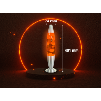 LED Lavalampe Orange 40 cm 3