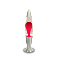 LED Lavalampe Rot 40 cm