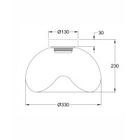 Fabas Luce Brena Deckenleuchte 3755-65-241 Transparent IP20 