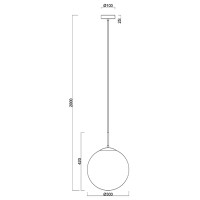 Fabas Luce Anja Pendelleuchte 3785-40-299 Farbverlauf chrom 