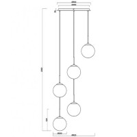 Fabas Luce Anja Pendelleuchte 3785-49-299 Farbverlauf chrom 