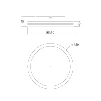 Fabas Luce Isy Deckenleuchte 3788-61-102 Weiß IP20 2