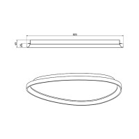 Fabas Luce Quirk Deckenleuchte 3789-64-102 Weiß IP20 2