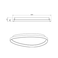 Fabas Luce Quirk Deckenleuchte 3789-65-101 Schwarz IP20 2
