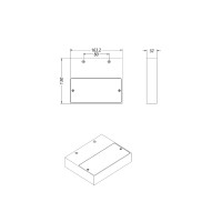 Fabas Luce Guia Wandleuchte 3799-21-101 Schwarz IP20 2