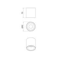Fabas Luce Guamo Deckenleuchte 6583-00-060 Schwarz IP20 2