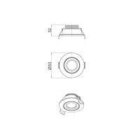 Fabas Luce Macas Einbauleuchte 6587-02-564 Schwarz IP40 2