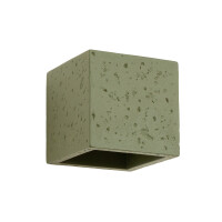 Sollux Wandleuchte QUAD beton olivgr&uum gallery