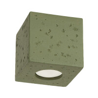 Sollux Plafond QUAD beton olivgrün  gallery