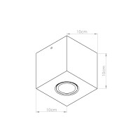 Sollux Plafond QUAD beton olivgrün SL.1845 7