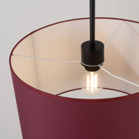 Sollux Pendelleuchte NEVIA burgunderrot SL.1852 5
