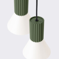 Sollux Pendelleuchte ESTRIA 3P beige/olivgrün SL.1873 7