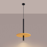 Sollux Pendelleuchte FELTRO 1 schwarz/gelb SL.1880 4