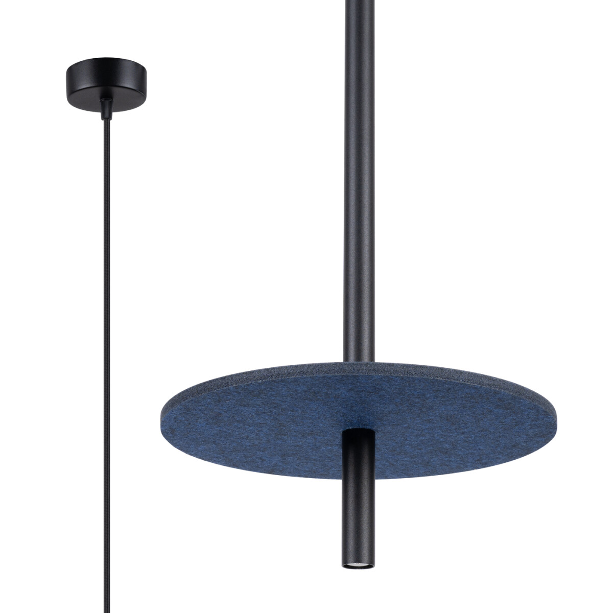 5907073077739 - Pendelleuchte FELTRO 1 schwarz marineblau SL1881