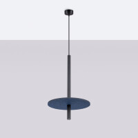 Sollux Pendelleuchte FELTRO 1 schwarz/marineblau SL.1881 3