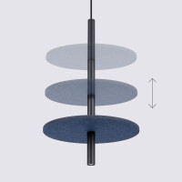 Sollux Pendelleuchte FELTRO 1 schwarz/marineblau SL.1881 5