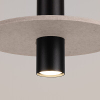 Sollux Pendelleuchte PELTA 1 schwarz/beige SL.1882 6