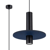 Sollux Pendelleuchte PELTA 1 schwarz/mar gallery