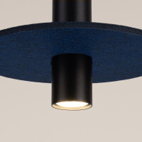 Sollux Pendelleuchte PELTA 1 schwarz/marineblau SL.1884 6