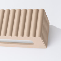 Sollux Wandleuchte Keramik RIGATA taupe SL.1887 5