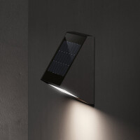 Klewe Ecostep Akku Solarleuchte graphitg gallery