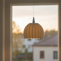 Lampenschirm Minden apricot passend für Weihnachtsstern