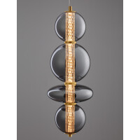 Nova Luce 9186952 NAVI Pendelleuchte Gold / Rauch 5