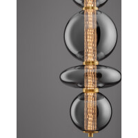 Nova Luce 9186952 NAVI Pendelleuchte Gold / Rauch 6