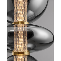 Nova Luce 9186952 NAVI Pendelleuchte Gold / Rauch 7