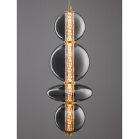 Nova Luce 9186952 NAVI Pendelleuchte Gold / Rauch 8