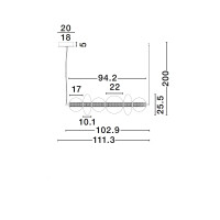 Nova Luce 9186954 NAVI Pendelleuchte Gold / Rauch 8