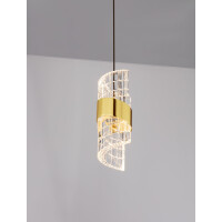Nova Luce 9186937 SENECA Pendelleuchte Schwarz / Gold 5