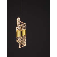Nova Luce 9186937 SENECA Pendelleuchte Schwarz / Gold 6