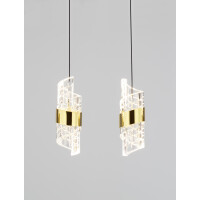 Nova Luce 9186940 SENECA Pendelleuchte Schwarz / Gold 5