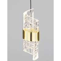 Nova Luce 9186940 SENECA Pendelleuchte Schwarz / Gold 6