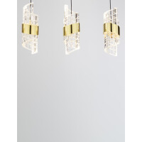 Nova Luce 9186940 SENECA Pendelleuchte Schwarz / Gold 7
