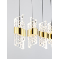 Nova Luce 9186940 SENECA Pendelleuchte Schwarz / Gold 8