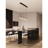 Nova Luce 9186964 PALUZ Pendelleuchte Schwarz / Rose Gold 2
