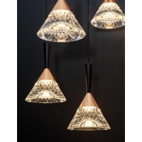 Nova Luce 9186965 PALUZ Pendelleuchte Schwarz / Rose Gold 6