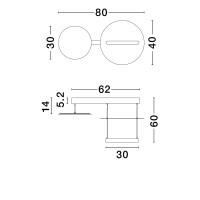 Nova Luce 9580678 DIONA Deckenleuchte Schwarz / Weiß 6