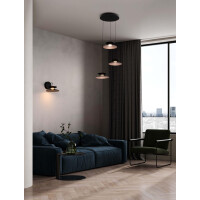 Nova Luce 9416950 MORFI Pendelleuchte Schwarz/Gold 2