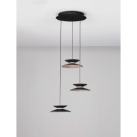 Nova Luce 9416950 MORFI Pendelleuchte Schwarz/Gold 3