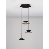 Nova Luce 9416950 MORFI Pendelleuchte Schwarz/Gold 4