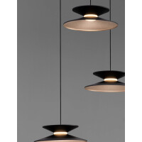 Nova Luce 9416950 MORFI Pendelleuchte Schwarz/Gold 6