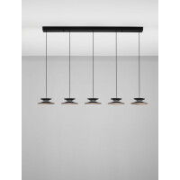 Nova Luce 9416952 MORFI Pendelleuchte Schwarz/Gold 3